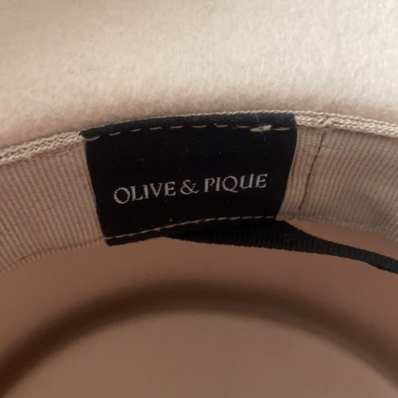 Taupe/Peach Suede Hat - Picture 4 of 5